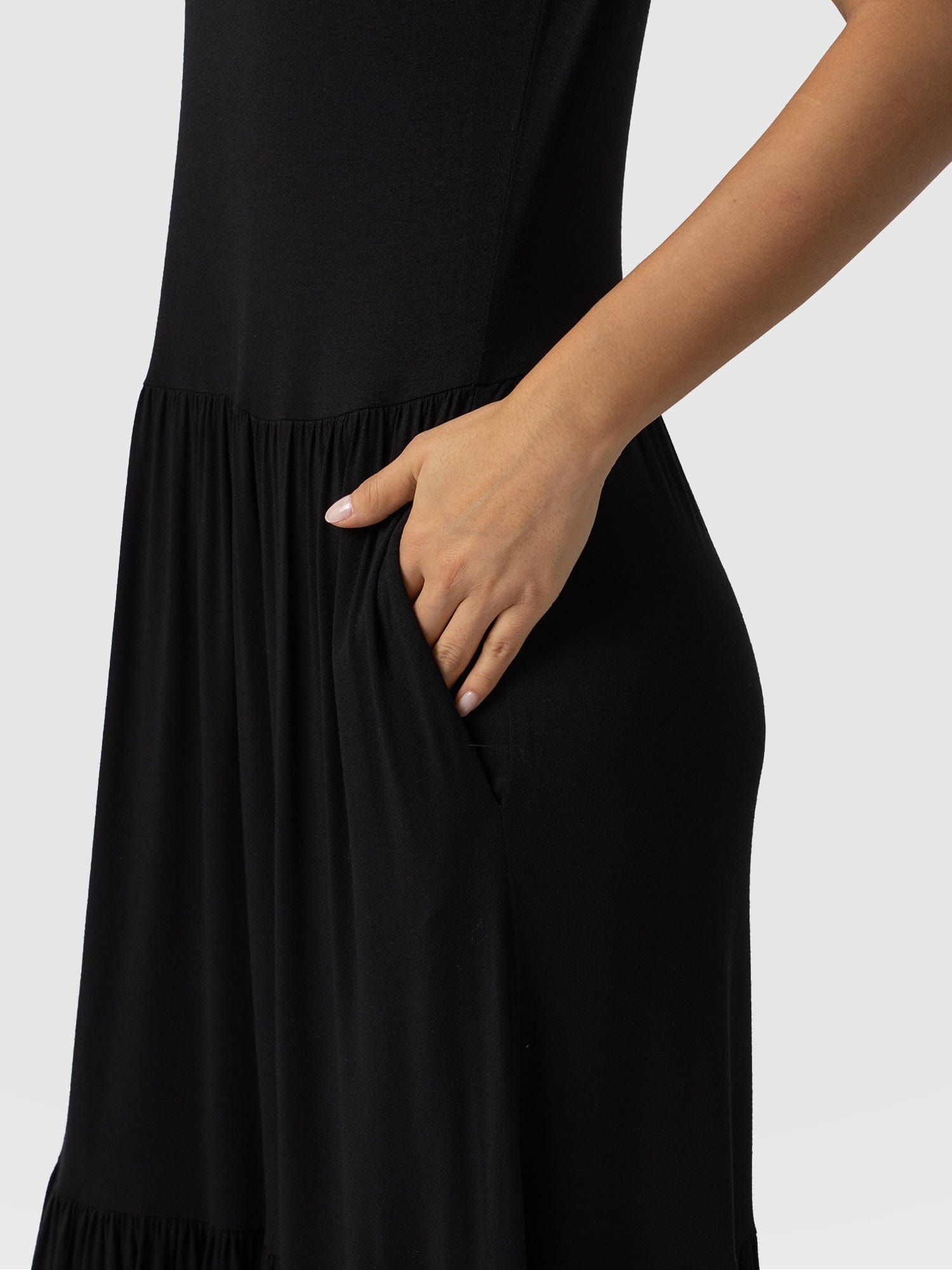 Greenwich Dress - Jersey Black